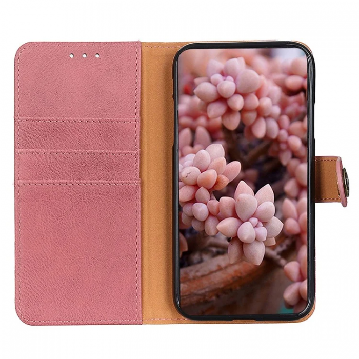 KHAZNEH - KHAZNEH Google Pixel 8 Pro Plnboksfodral Cowhide - Rosa