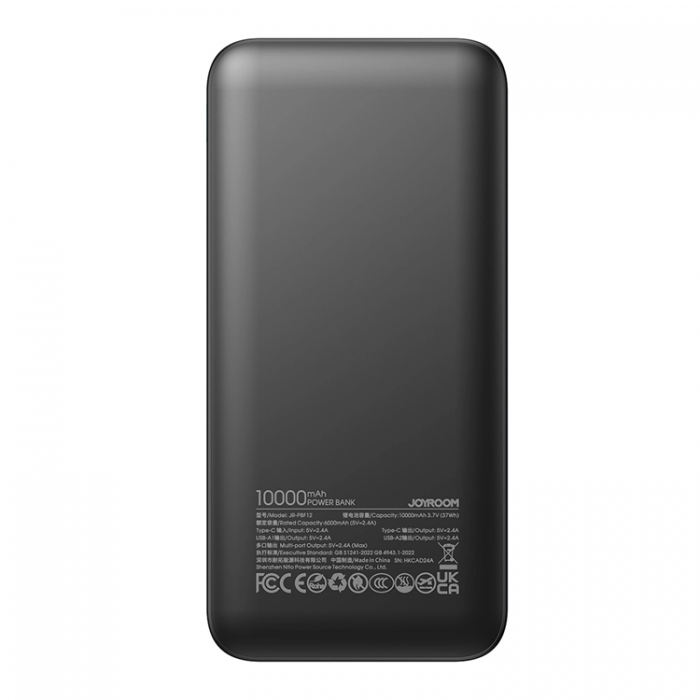 Joyroom - Joyroom Powerbank 10000mAh 2xUSB-A 1xUSB-C 2.4A - Svart