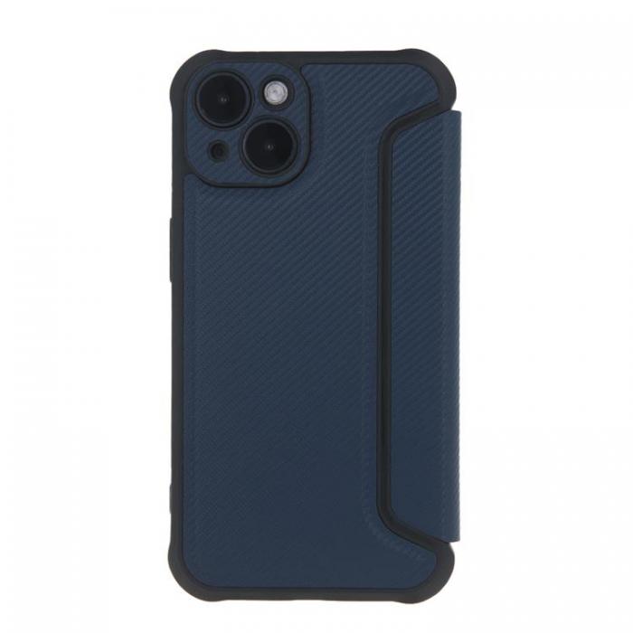 A-One Brand - Galaxy S22 Plnboksfodral Smart Carbon - Bl