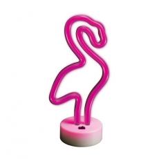 Forever Light - Forever Light LED Neon Light FLAMINGO På Ett Stativ - Rosa