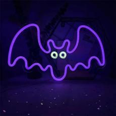 Forever Light - Forever Light Neon LED PLEXI FLYING BAT FPNE11 - Lila