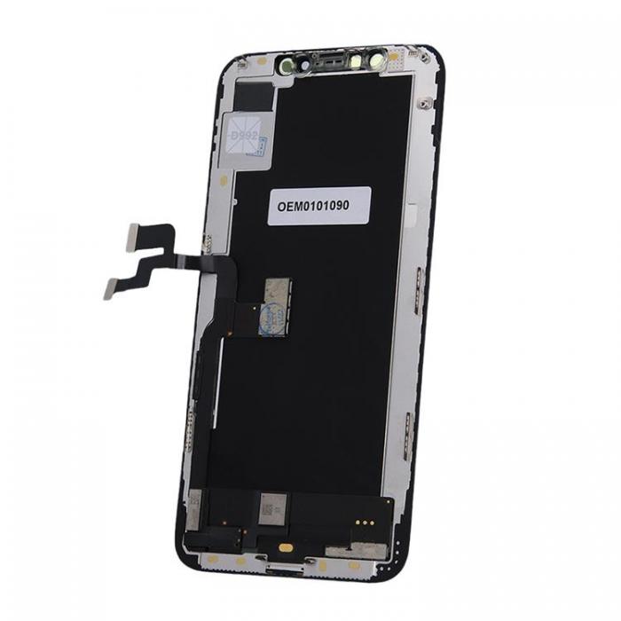 A-One Brand - iPhone XS LCD Skrm med Pekskrm Service Pack ZY - Svart