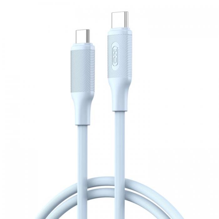 XO - XO USB-C Till USB-C 60W Kabel 1m PD Q265B - Bl