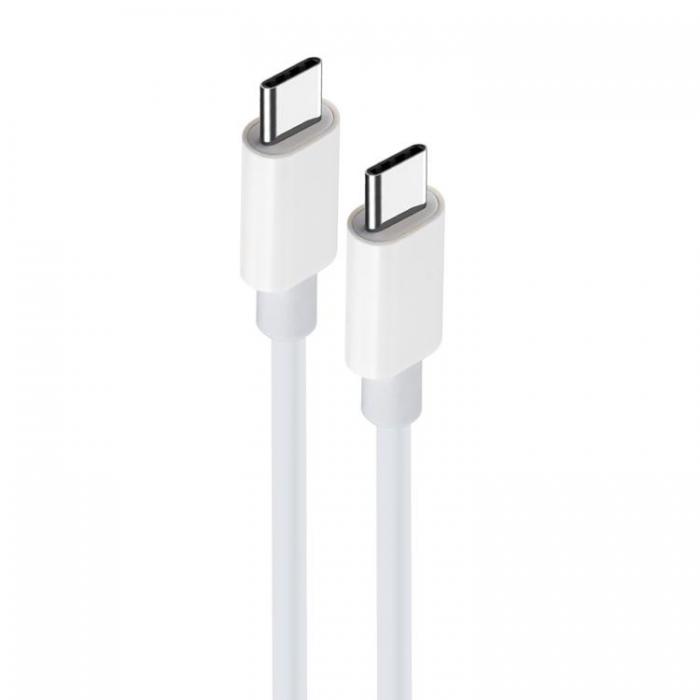 Maxlife - Maxlife USB-C Till USB-C Kabel 60W 2m MXUC-05 - Vit