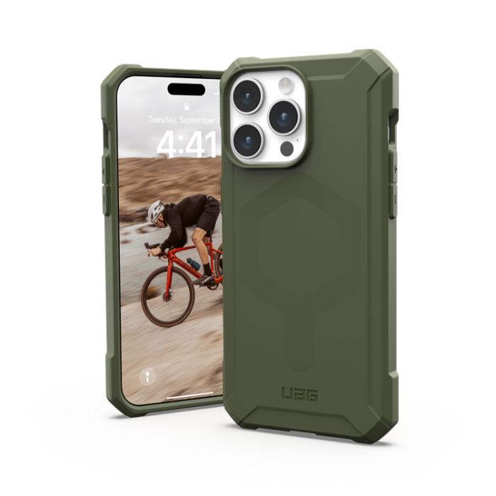 UAG - UAG iPhone 15 Pro Max Mobilskal Magsafe Essential Armor - Olive Drab