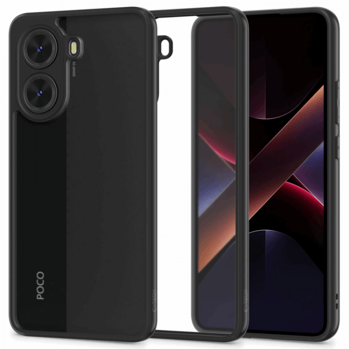 Tech-Protect - Tech-Protect Xiaomi Poco X7 Pro 5G Mobilskal - Matt Svart