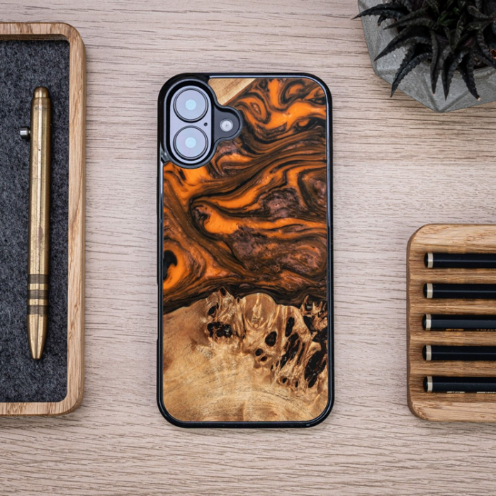 Bewood - Bewood iPhone 16 Plus Mobilskal Unique Orange