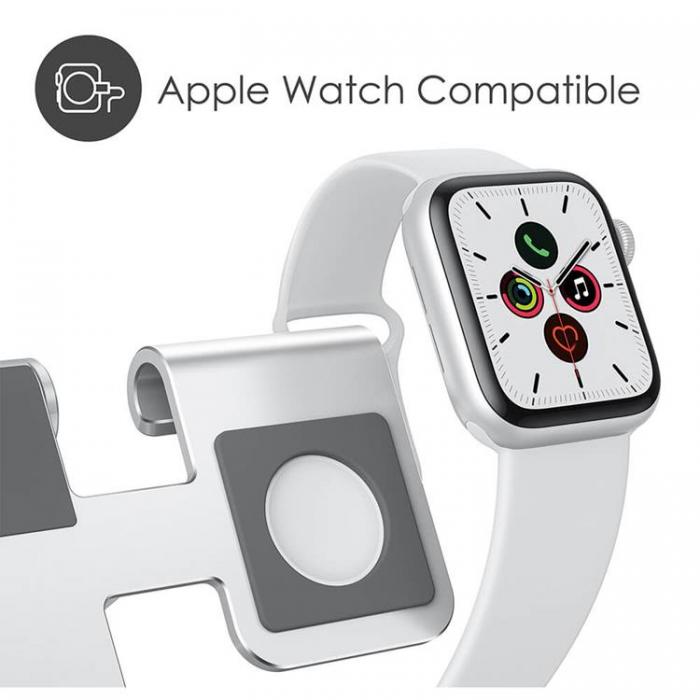 Desire2 - Desire 2 Laddningsstll fr Apple Watch - Silver