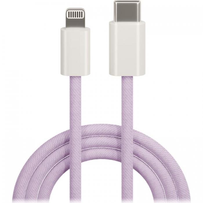 Maxlife - Maxlife USB-C till Lightning kabel 1m 20W MXUC-06 - Lila