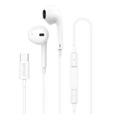 BWOO - BWOO In-Ear Trådbundna Hörlurar USB-C Digital - Vit