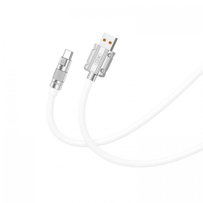 XO - XO USB Till USB-C 1.2m Kabel 6A NB227 - Vit