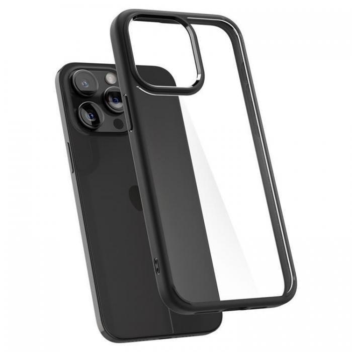 Spigen - Spigen iPhone 15 Pro Max Mobilskal Ultra Hybrid - Matte Svart