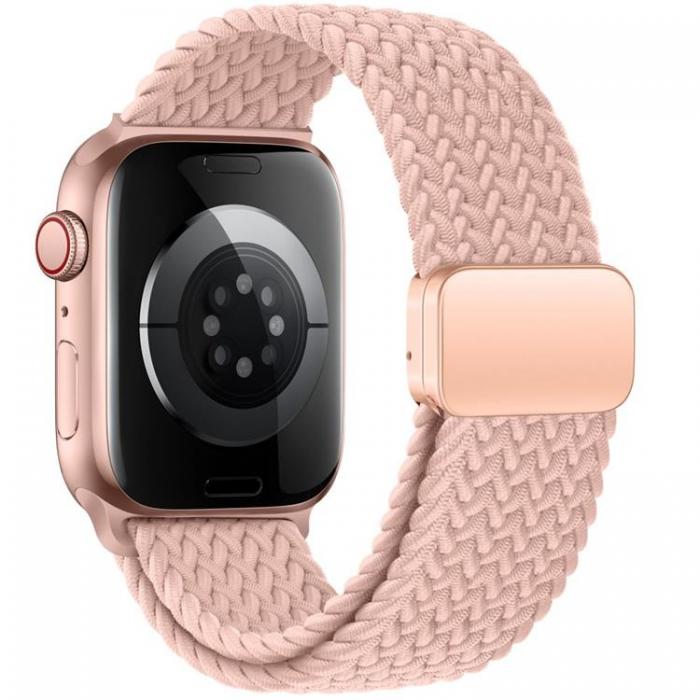 Tech-Protect - Tech-Protect Apple Watch (44/45/46/49 mm) Armband NylonMag - Rosa