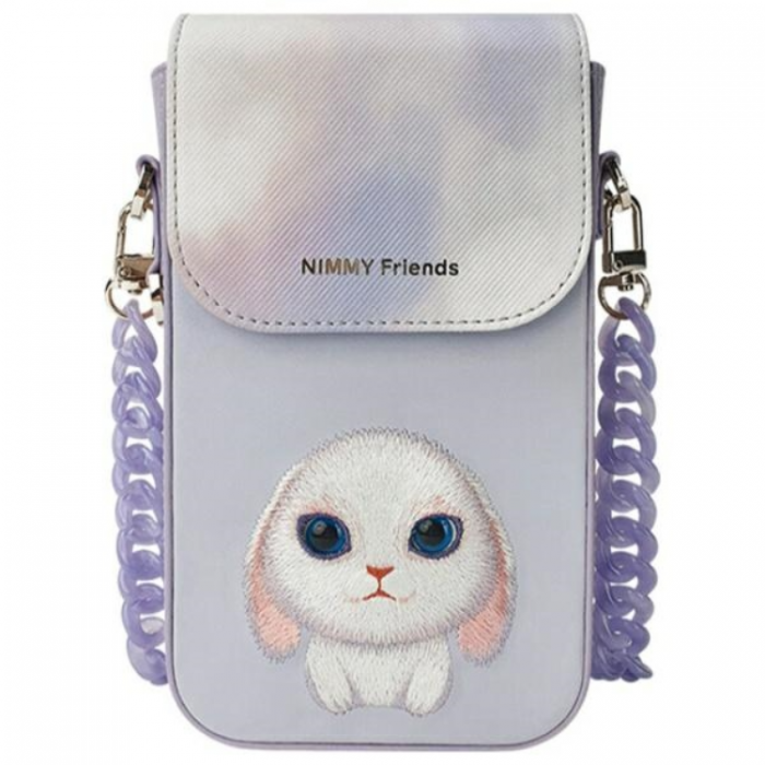 NIMMY - Nimmy Halsbandsfodral Big Eyed Pet 2.0 Rabbit - Lila