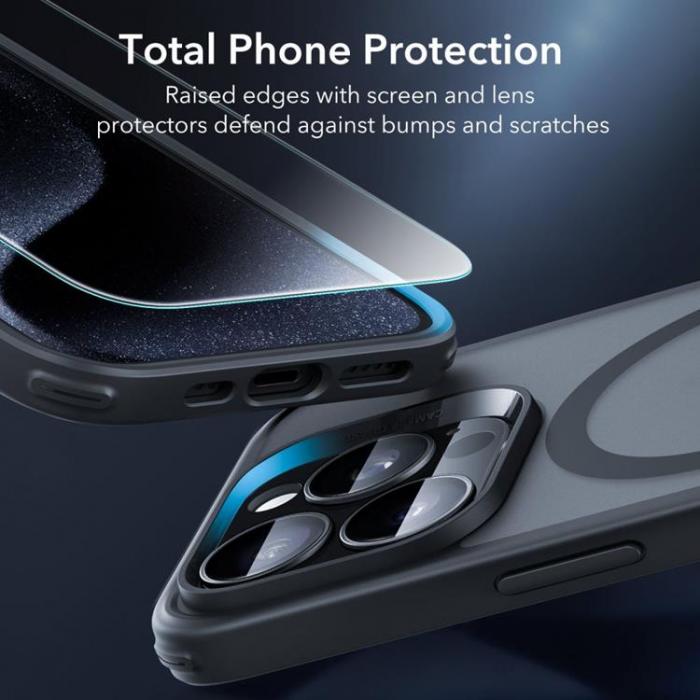 ESR - ESR iPhone 15 Pro Max Mobilskal Magsafe Classic Pro Set Halolock