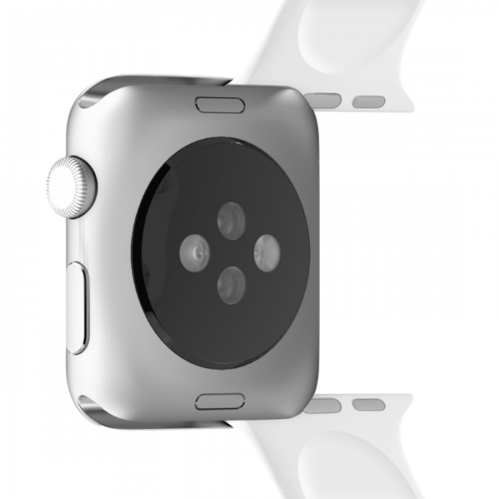 Puro - Puro Apple Watch 38/40/41 mm Armband Silikon - Vit