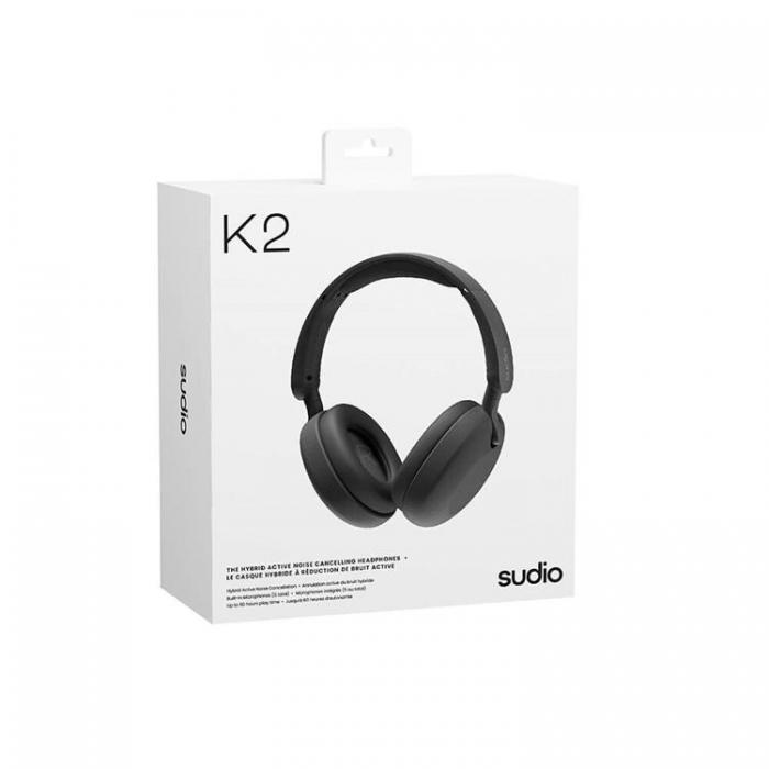 Sudio - Sudio Trdlsa Hrlurar Over-Ear K2 ANC - Svart