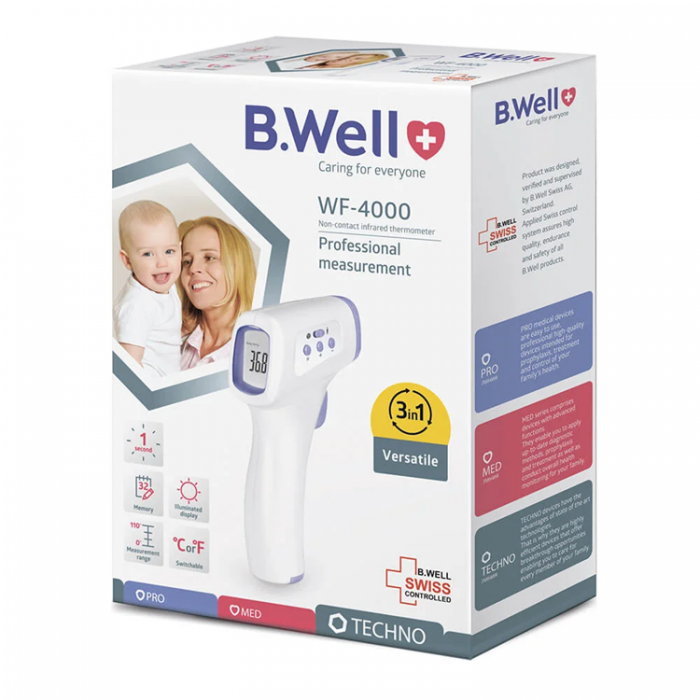 B.WELL - B.WELL Febertermometer WF-4000 IR Non-Contact