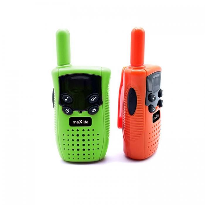 Maxlife - Maxlife Walkie-Talkie Set MXWT-100 - Orange/Grn