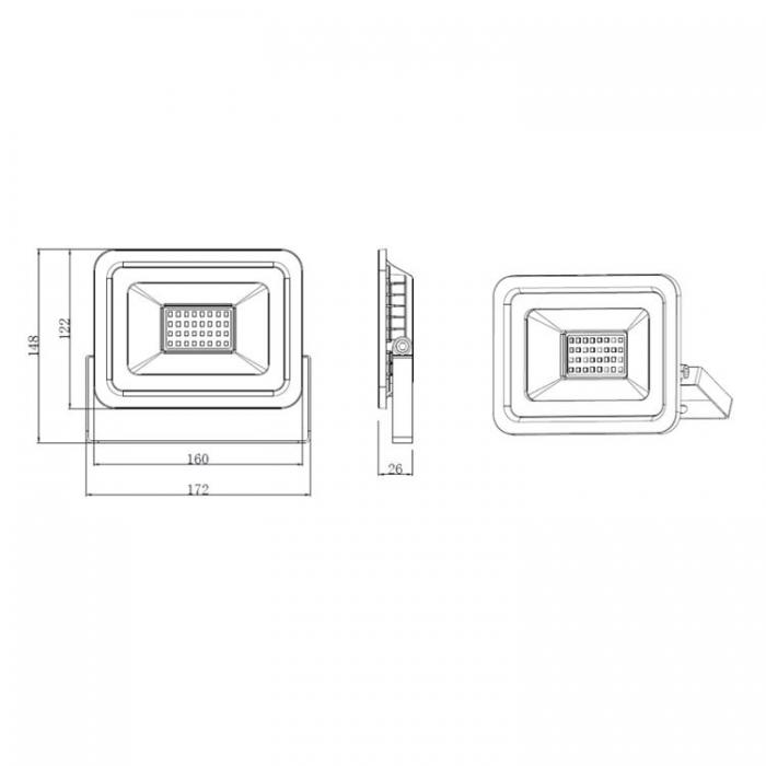 Forever Light - Forever Arbetsljus LED 2x30W 4500K Med Tripod