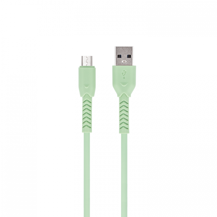 Maxlife - Maxlife Kabel USB till micro-USB 1m 3A - Grn