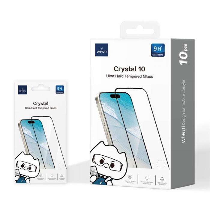 WIWU - [10 Pack] WIWU iPhone 16 Hrdat Glas Skrmskydd