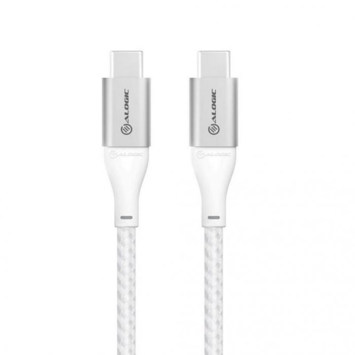 ALOGIC - ALOGIC Ultra USB-C till USB-C Kabel 3m 5A / 480Mbps - Silver