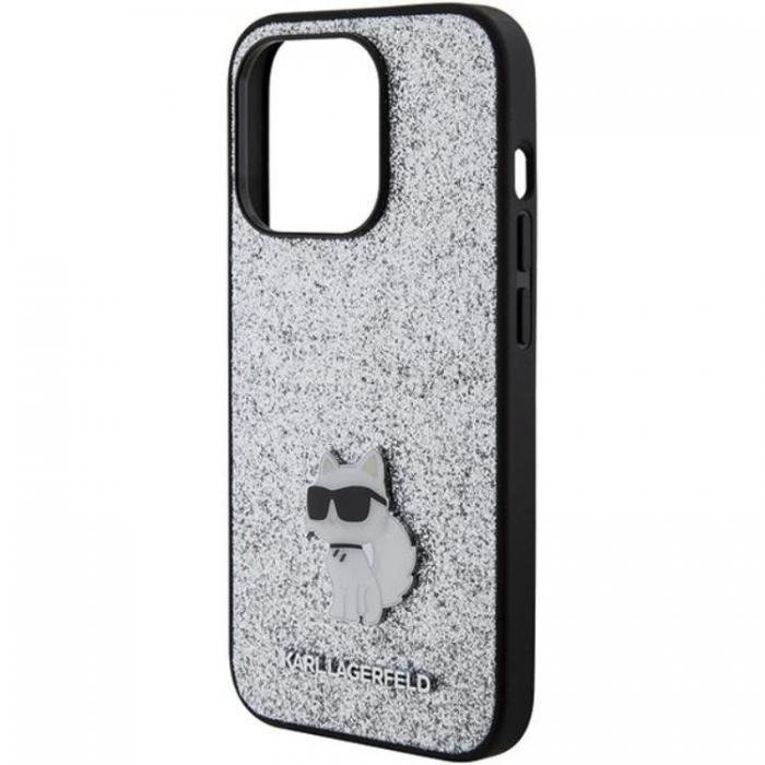 KARL LAGERFELD - Karl Lagerfeld iPhone 15 Pro Mobilskal Fixed Glitter Metal Pin