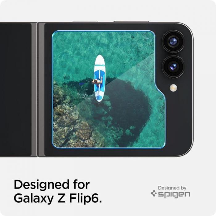 Spigen - Spigen [2-Pack] Galaxy Z Flip 6 Hrdat Glas Skrmskydd 