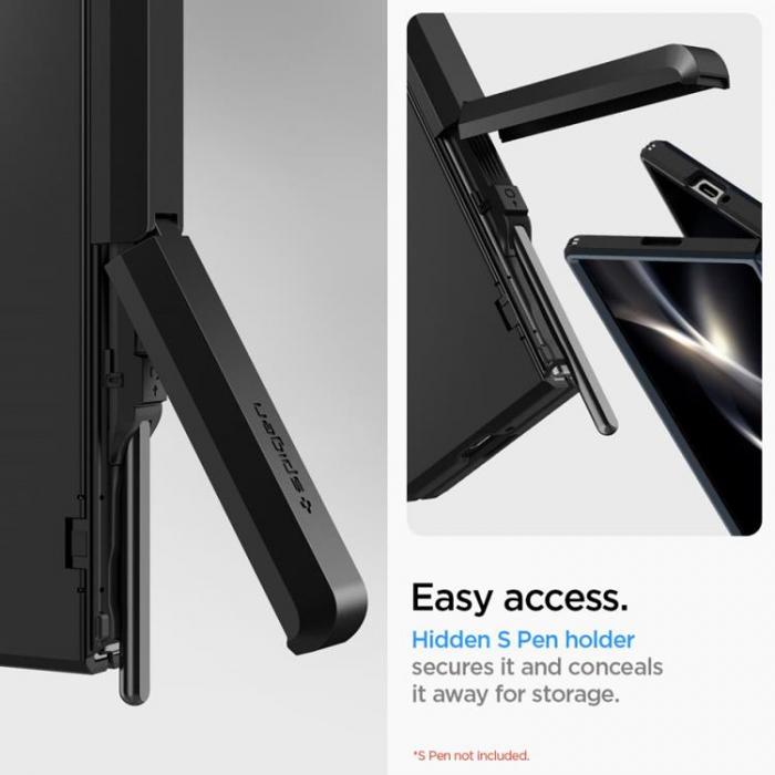 Spigen - Spigen Galaxy Z Fold 6 Mobilskal Tough Armor Pro Pen - Svart