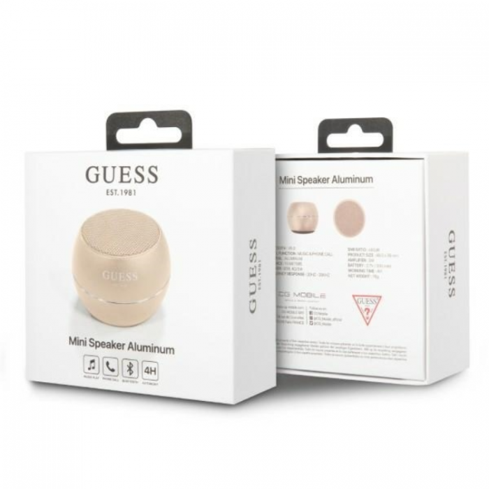 Guess - Guess Bluetooth Hgtalare Mini - Guld