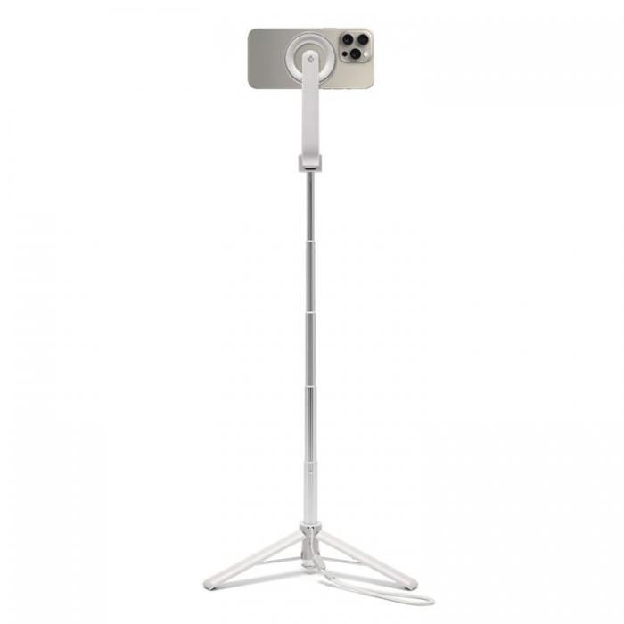 Spigen - Spigen Magsafe Selfiestick Bluetooth Tripod S571W - Dune Beige