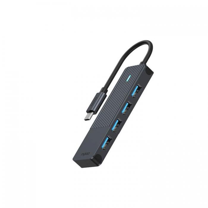 Rapoo - RAPOO UCH-4001 USB-C till USB-A Hubb