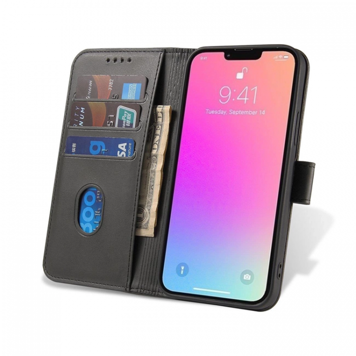 A-One Brand - Galaxy A26 Plnboksfodral Magnet med Flap - Svart