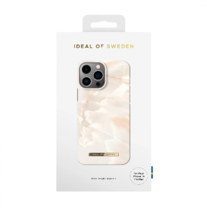 UTGATT1 - Ideal Of Sweden iPhone 14 Pro Max Skal Fashion - Rose Pearl Marble