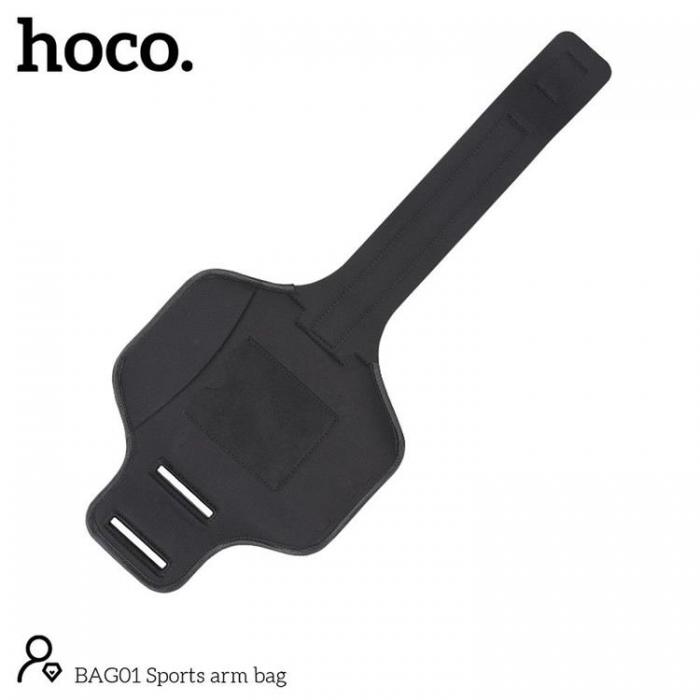 Hoco - Hoco Sportarmband fr Mobil BAG01 - Svart