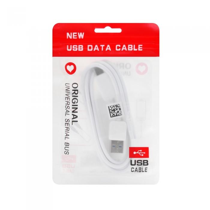 A-One Brand - USB-C till USB-A kabel 3.0 HD2 1m Vit