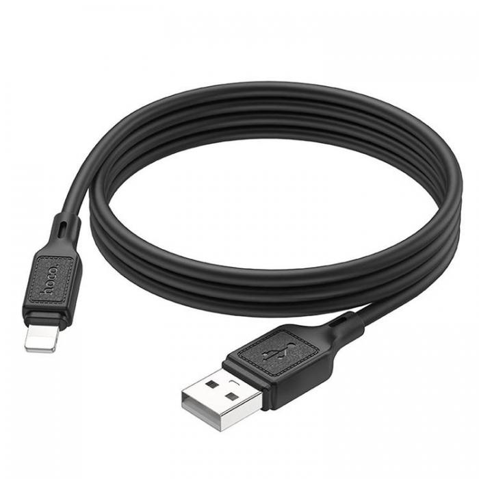 Hoco - HOCO USB Till MicroUSB 1m Kabel 2.4A X90 - Svart