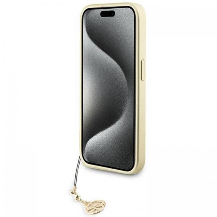 Guess - Guess iPhone 15 Pro Mobilskal Charms Collection - Brun