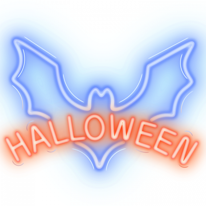 Neolia - Neolia LED Neon PLEXI HALLOWEEN NNE17 - Bl/Rd