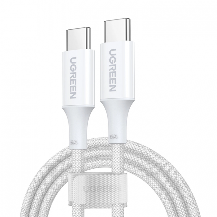 Ugreen - Ugreen USB-C till USB-C kabel PD 100W 1.5m - Vit