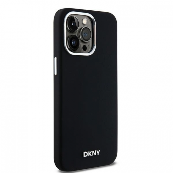 DKNY - DKNY iPhone 15 Pro Max Mobilskal Magsafe Liquid Silikon Small Metal Logo