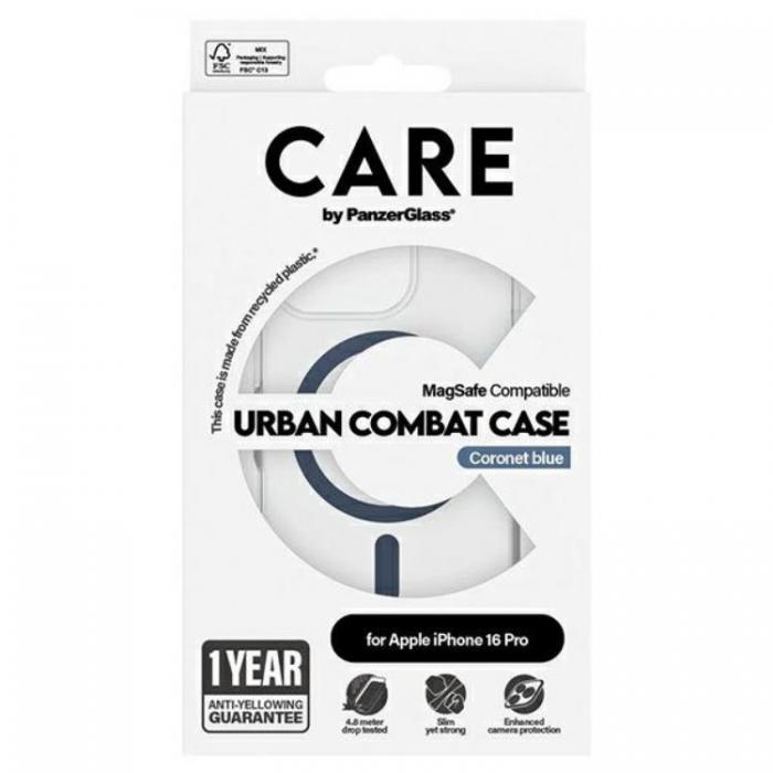 PanzerGlass - CARE By PanzerGlass iPhone 16 Pro Mobilskal MagSafe - Bl