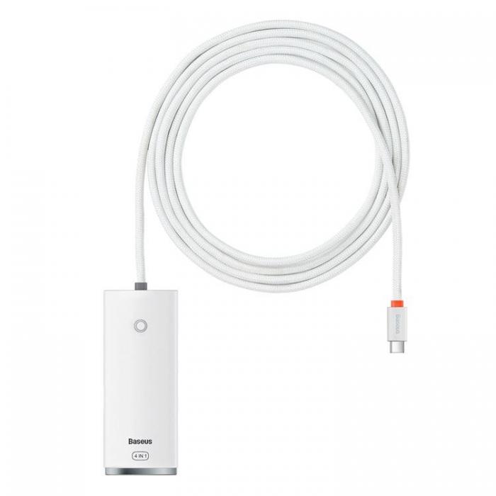 BASEUS - Baseus HUB Typ-C 4x USB Till Typ-C Kabel 2m - Svart