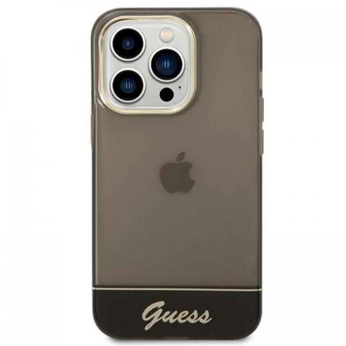 Guess - GUESS iPhone 14 Pro Max Skal Translucent - Svart