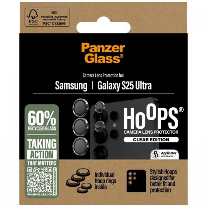 PanzerGlass - PanzerGlass Galaxy S25 Ultra Kameralinsskydd Hrdat Glas Hoops