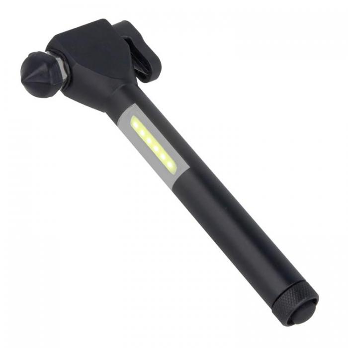 Forever Light - Forever Light LED Ficklampa EMERGENCY med hammare och magnet 2xAAA COB