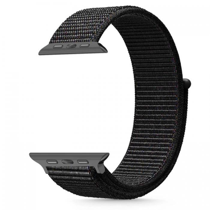 Tech-Protect - Tech-Protect Apple Watch (44/45/46/49mm) Armband Nylon - Svart