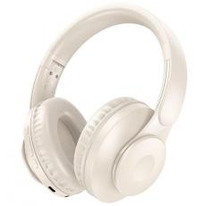 Hoco - Hoco Over-Ear Hörlurar Trådlösa Bluetooth W45 - Milky Vit