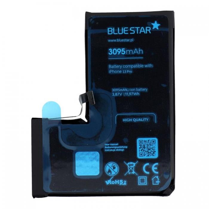 Blue Star - Blue Star iPhone 13 Pro Batteri HQ 3095 mAh